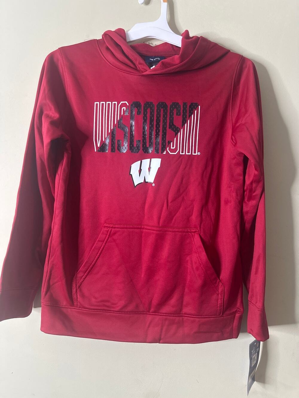 NCAA Wisconsin Youth Poly Sweatshirt L(12-14) k2